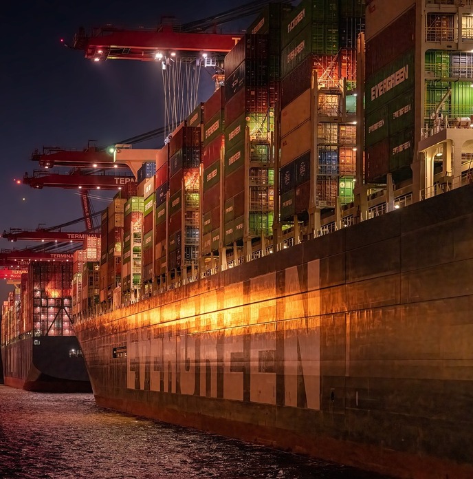 美国暂停琼斯法案60天 跨境海运物流示意图